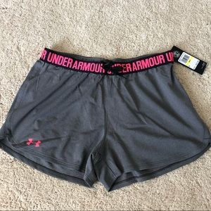 NWT Under Armour Gray Athletic Shorts
